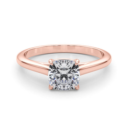 Cushion Cut Lab-Created Diamond Solitaire Engagement Ring (1.00 ct.)