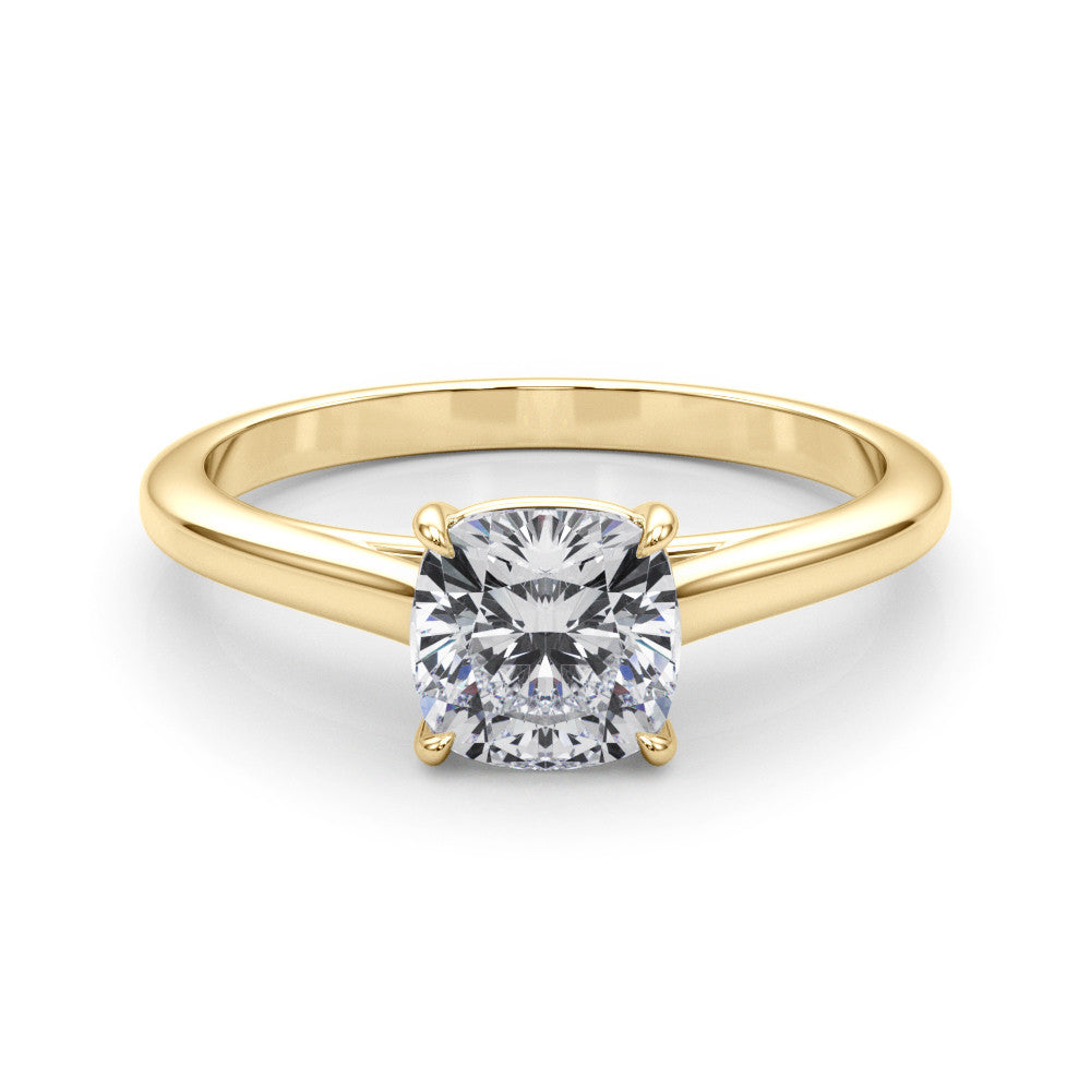 Cushion Cut Lab-Created Diamond Solitaire Engagement Ring (1.00 ct.)