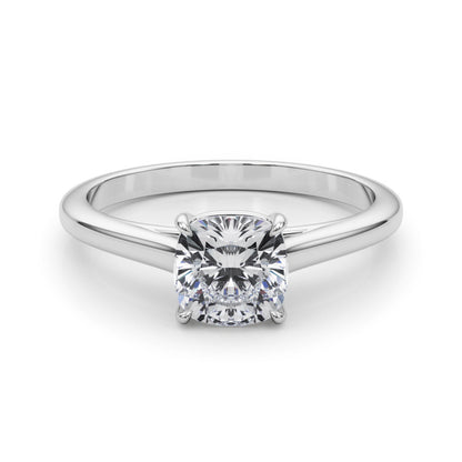 Cushion Cut Lab-Created Diamond Solitaire Engagement Ring (1.00 ct.)