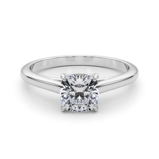 Cushion Cut Lab-Created Diamond Solitaire Engagement Ring (1.00 ct.)