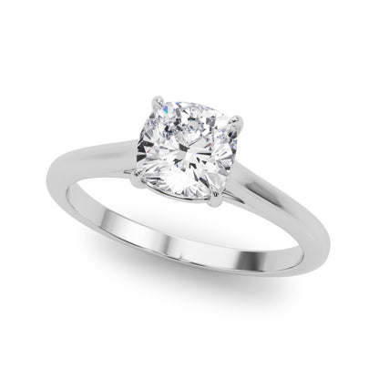 Cushion Cut Lab-Created Diamond Solitaire Engagement Ring (1.00 ct.)