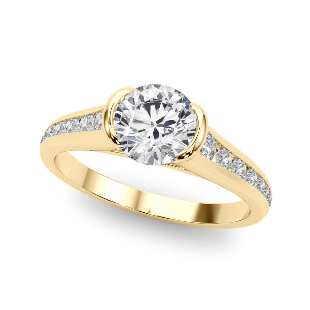 Half bezel Single Row Lab-Created Diamond Ring (1.33 ct. tw.)