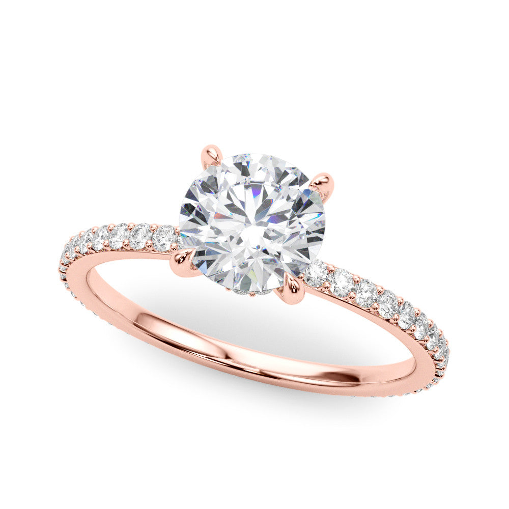 Elise Lab-Created Diamond Hidden Halo Engagement Ring (1.31 ct. tw.)