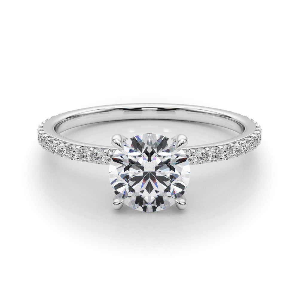 Elise Lab-Created Diamond Hidden Halo Engagement Ring (1.31 ct. tw.)