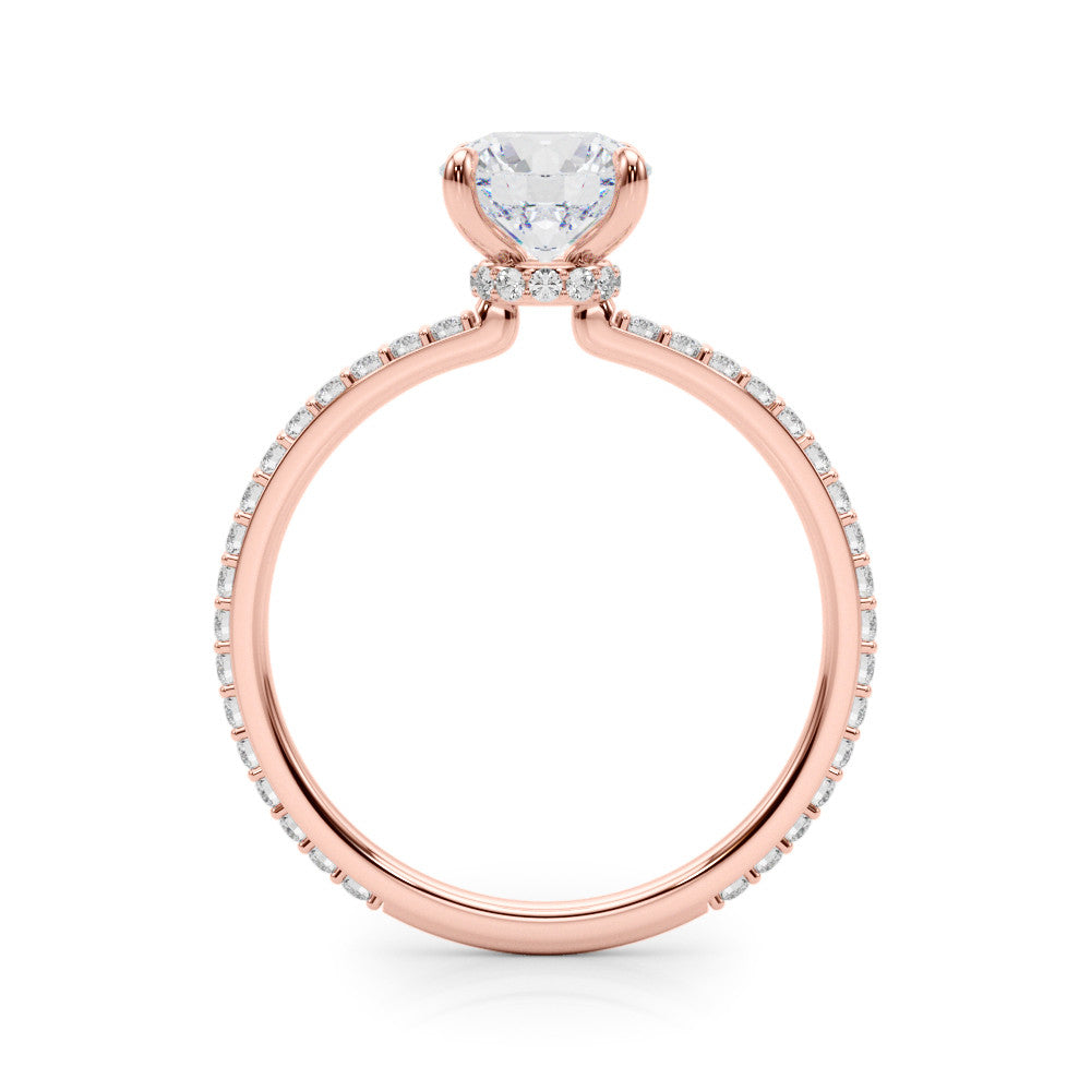 Elise Lab-Created Diamond Hidden Halo Engagement Ring (1.31 ct. tw.)