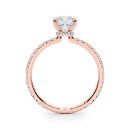 Elise Lab-Created Diamond Hidden Halo Engagement Ring (1.31 ct. tw.)