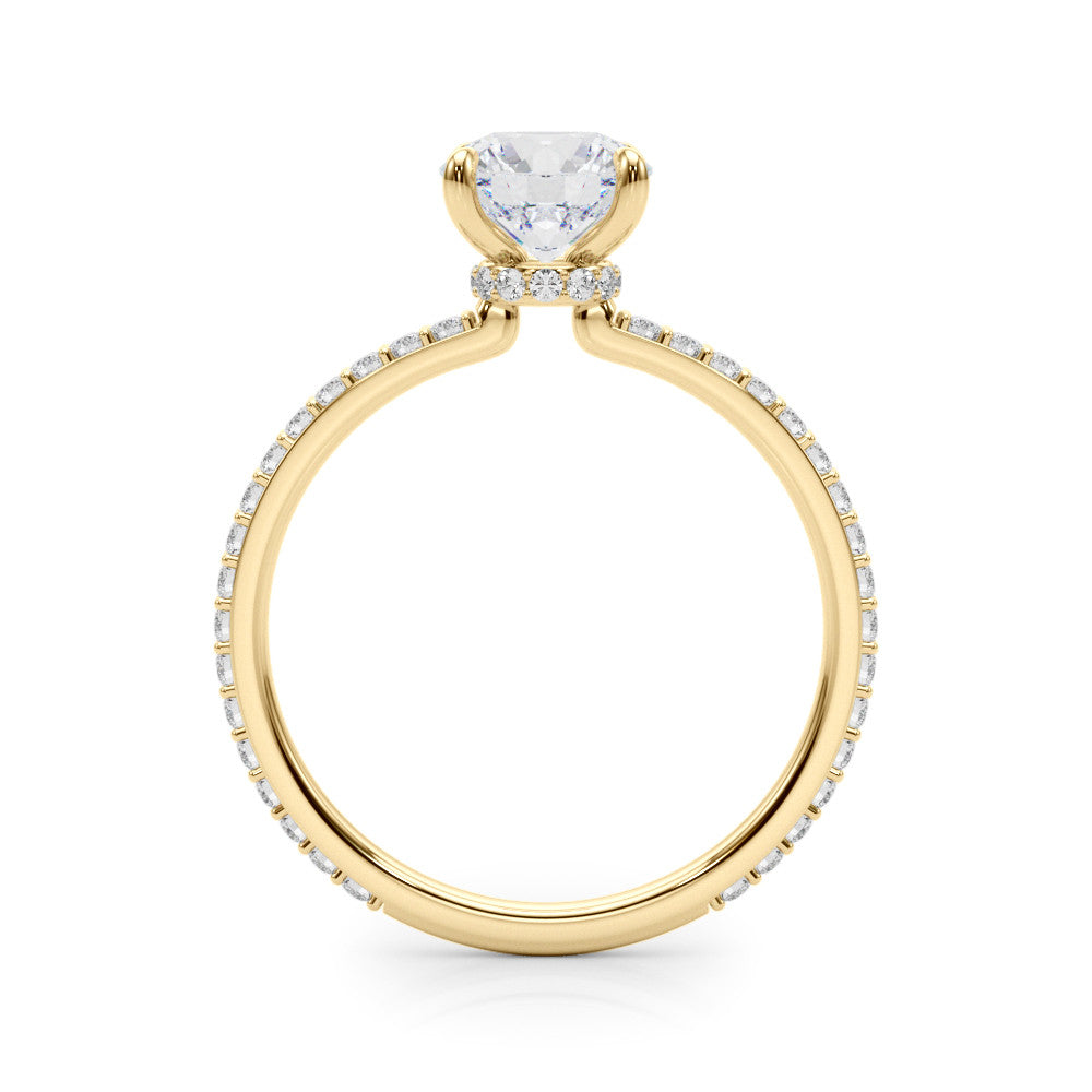 Elise Lab-Created Diamond Hidden Halo Engagement Ring (1.31 ct. tw.)