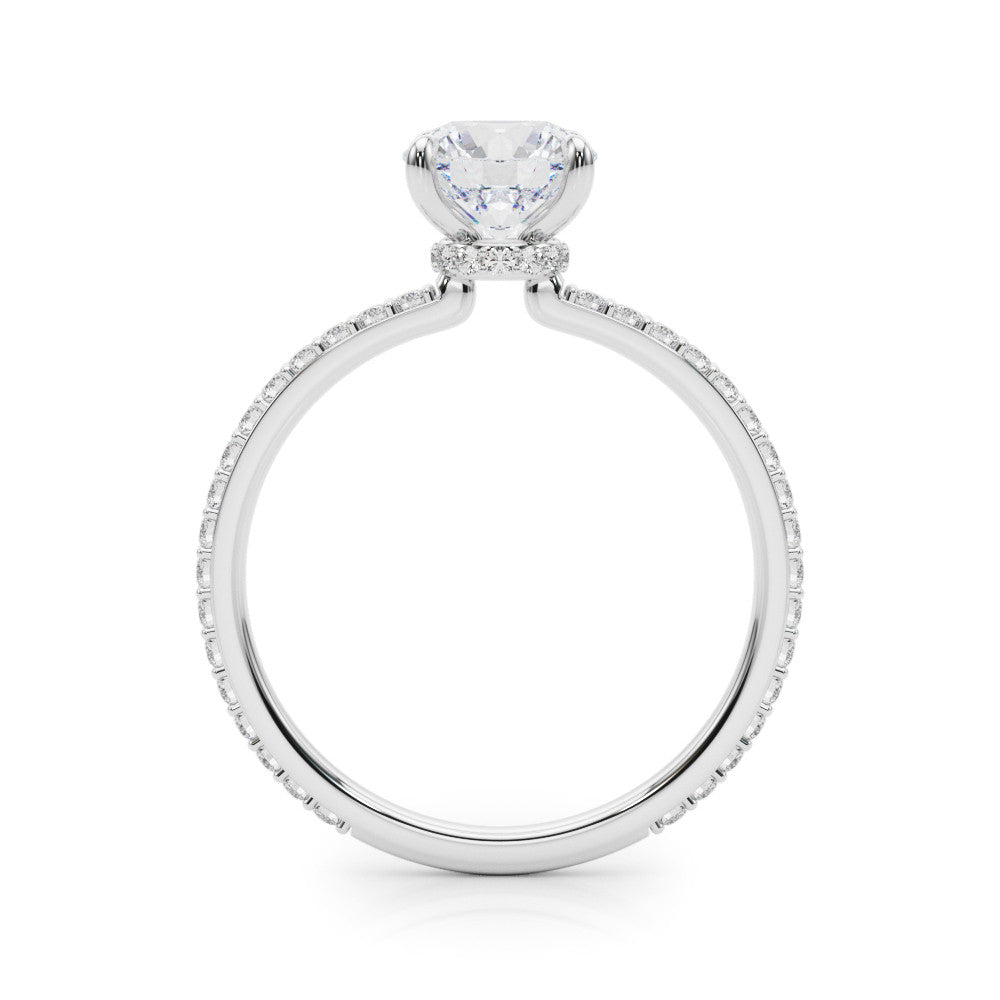 Elise Lab-Created Diamond Hidden Halo Engagement Ring (1.31 ct. tw.)