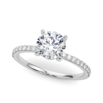 Elise Lab-Created Diamond Hidden Halo Engagement Ring (1.31 ct. tw.)