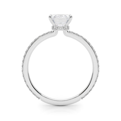 Elise Lab-Created Diamond Single Row Hidden Halo Engagement Ring (1.33 ct.)