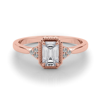 Lab-Created Diamond vintage engagement Ring (1.05 ct.)