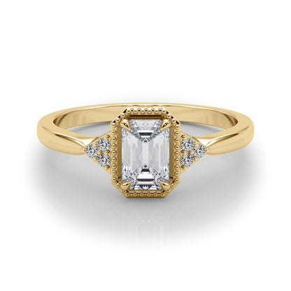 Lab-Created Diamond vintage engagement Ring (1.05 ct.)