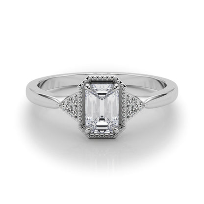 Lab-Created Diamond vintage engagement Ring (1.05 ct.)