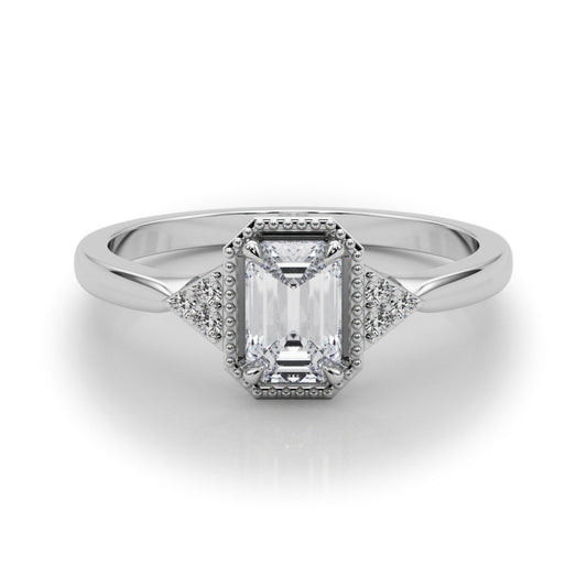 Lab-Created Diamond vintage engagement Ring (1.05 ct.)