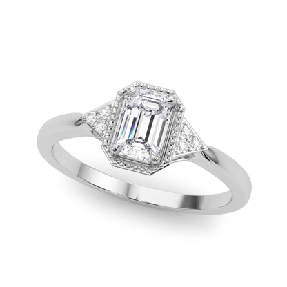 Lab-Created Diamond vintage engagement Ring (1.05 ct.)