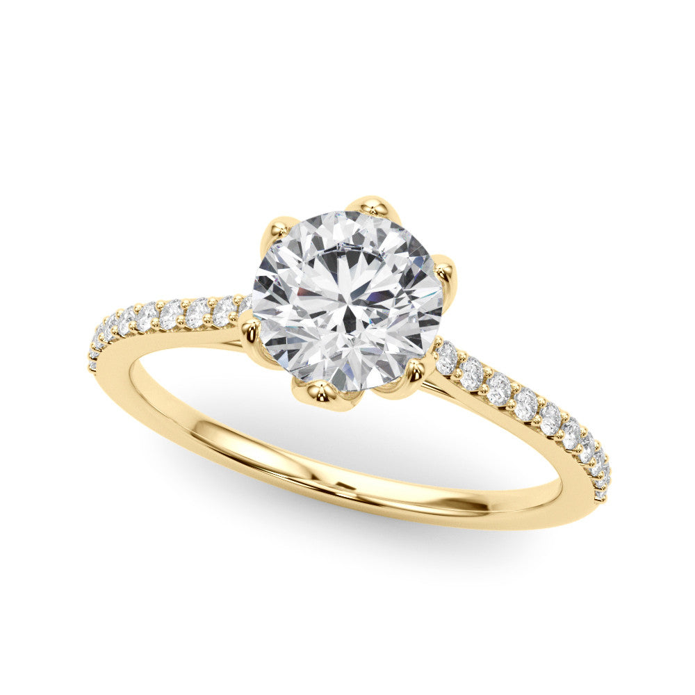 Lab-Created Diamond Single Row Engagement Ring (1.15 ct. tw.)