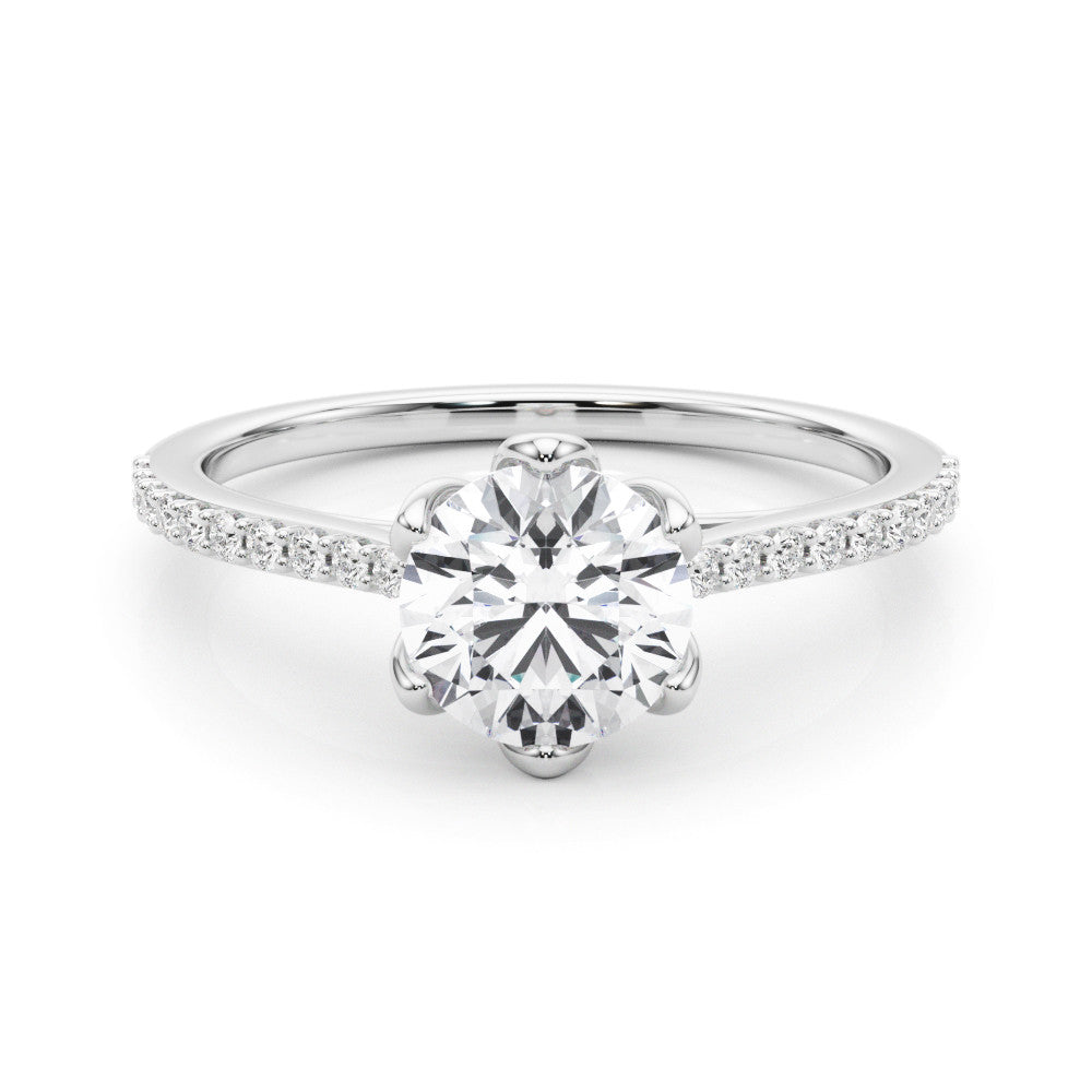 Lab-Created Diamond Single Row Engagement Ring (1.15 ct. tw.)