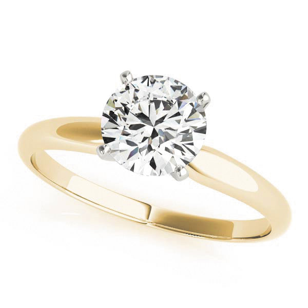 Rose  Lab-Created Diamond Solitaire Ring