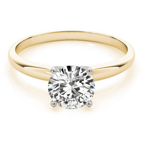 Rose  Lab-Created Diamond Solitaire Ring