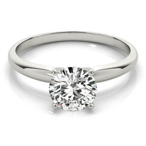 Rose  Lab-Created Diamond Solitaire Ring