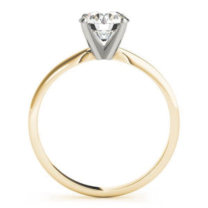 Rose  Lab-Created Diamond Solitaire Ring