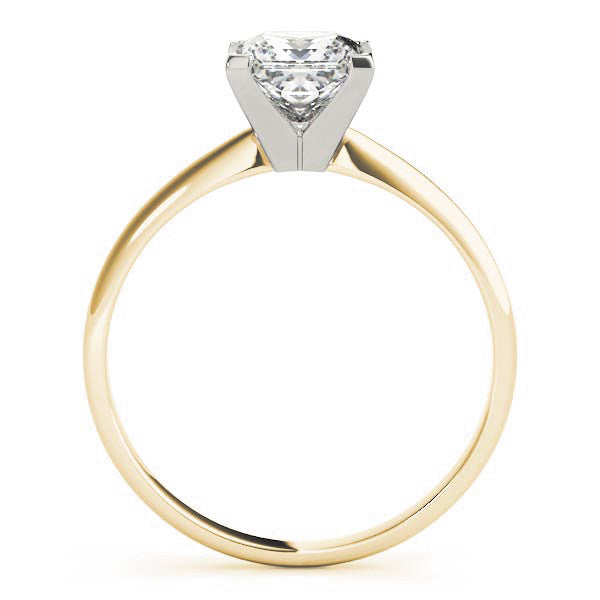 Princess Cut Lab-Created Diamond Solitaire Engagement Ring