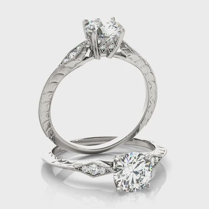 Lucy Lab-Created Diamond Vintage Ring (0.83 ct. tw.)