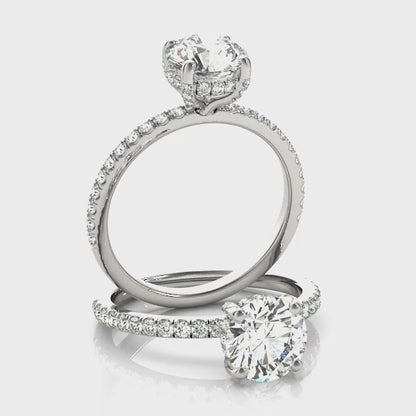 Amelia Lab-Created Diamond Hidden Halo Engagement Ring (1.25 ct. tw.)