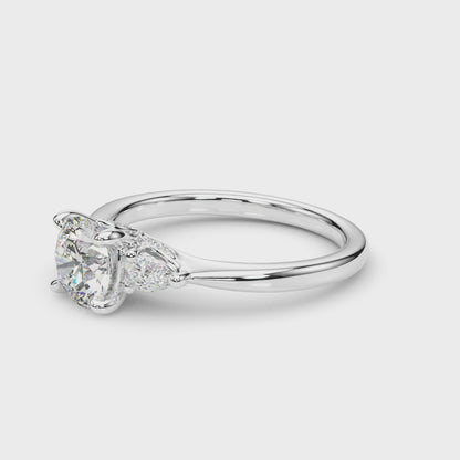 Lab-Created Diamond Three Stone Engagement Ring (1.17 ct. tw.)