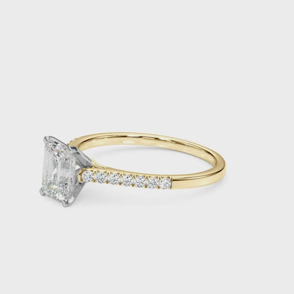 Lab-Created Diamond Single Row Engagement Ring (1.10 ct.)